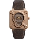 Bell & Ross BR 01 Skull Bronze 46 mm Watch BR0192-SKULL-BR