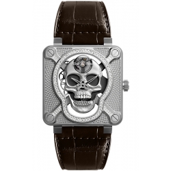 Bell & Ross BR 01 Laughing Skull Light Diamond 46 mm Watch