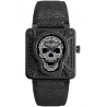 BR0192-AIRBOR-FLD Bell & Ross BR 01 Skull 672 Diamond 46 mm Watch