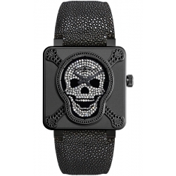 Bell & Ross BR 01 Skull Airborne 415 Watch BR0192-AIRBOR-LGD