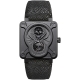 Bell & Ross BR 01 Tourbillon Skull Watch BR01-TOURB-AIRBORN