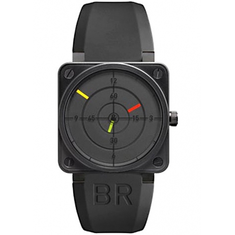 BR0192-RADAR Bell & Ross Aviation BR 01-92 Black Radar Watch