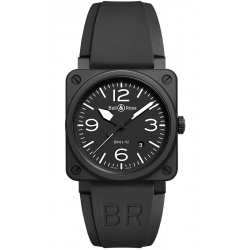 BR0392-BL-CE Bell & Ross BR 03-92 Black Matte Ceramic 42mm Watch