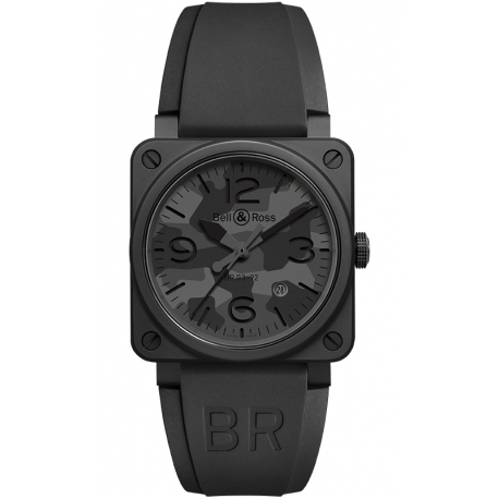 BR0392-CAMO-CE/SRB Bell & Ross BR 03-92 Black Camo Watch Ceramic