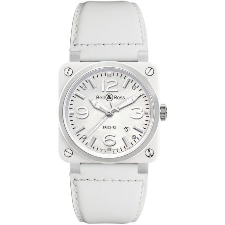 BR0392-WH-C/SCA Bell & Ross BR 03-92 White Ceramic 42 mm Watch
