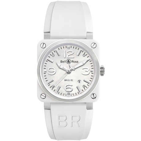 BR0392-WH-C/SRB Bell & Ross BR 03-92 White Ceramic 42 mm Watch