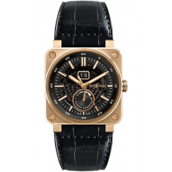 Bell & Ross BR 03-90 Grande Date Reserve De Marche Rose Gold Watch