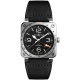Bell & Ross BR 03-93 GMT Automatic 42 mm Watch BR0393-GMT-ST/SCA