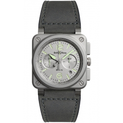Bell & Ross BR 03-94 Chrono Horolum Watch BR0394-GR-ST/SCA