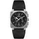 Bell & Ross BR 03-94 Chrono Steel 42 mm Watch BR0394-BL-SI/SCA