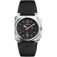 Bell & Ross BR 03-94 Chrono Black Steel 42 mm Watch BR0394-BLC-ST/SCA