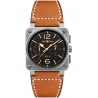 BR0394-ST-G-HE/SCA Bell & Ross BR 03-94 Golden Heritage Watch Chrono
