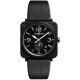 Bell & Ross BR S Quartz Black Ceramic Satin 39 mm Watch BRS-BL-CES/SSA