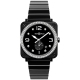 Bell & Ross BR S Quartz Black Ceramic Diamonds Watch BRS-BL-CES-LGD/SCE