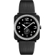 Bell & Ross BR S Quartz Black Ceramic Diamonds Watch BRS-BL-CES-LGD/SSA