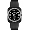 BRS-BL-CES-LGD/SSA Bell & Ross BR S Quartz Black Ceramic Diamonds Satin 39 mm Watch
