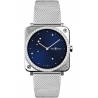 Bell & Ross BR S Quartz Blue Eagle Diamonds Mesh 39 mm Watch BRS-EA-ST-LGD/SST