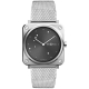 Bell & Ross BR S Quartz Grey Diamond Eagle Mesh 39 mm Watch BRS-ERU-ST/SST