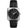 BRS92-BLC-ST/SCR Bell & Ross BR S-92 Automatic Black Steel Leather Watch