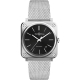 Bell & Ross BR S-92 Automatic Black Steel Mesh 39 mm Watch BRS92-BLC-ST/SST