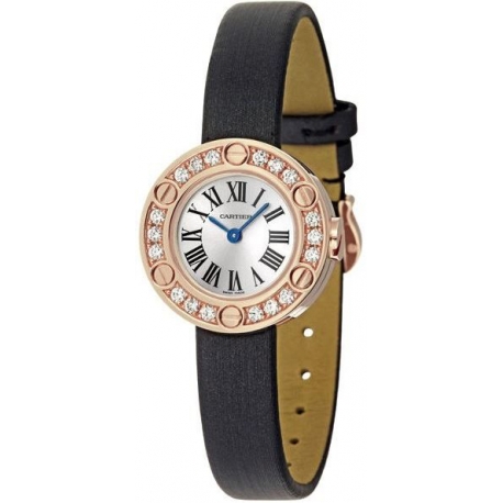 Cartier Love 18K Rose Gold Ladies Watch WE800631