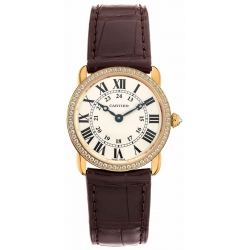 Cartier Ronde Louis Gold Quartz Unisex Watch WR000151