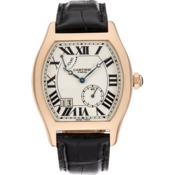 Cartier Tortue Collection 18K Rose Gold Mens Watch W1545851