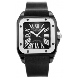 Cartier Santos 100 Titanium Steel Medium Size Watch W2020008