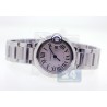 W69010Z4 Ballon Bleu de Cartier 28 mm Silver Dial Steel Watch