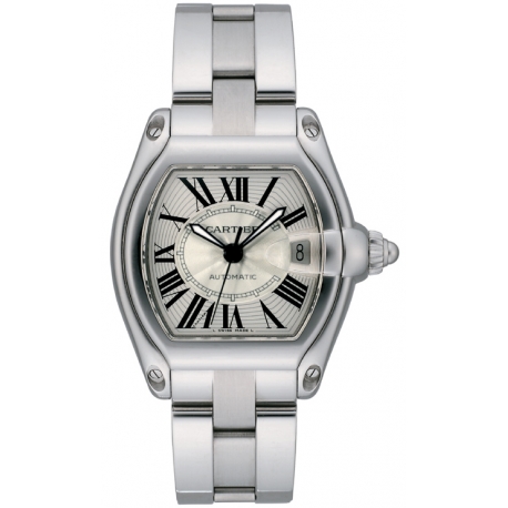 Cartier Roadster Series Stainless Steel Mens Watch W62025V3