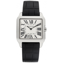 Cartier Santos Dumont Mini Ladies White Gold Watch W2009451