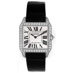 cartier santos diamond ladies watch