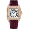 Cartier Santos 100 Diamond Rose Gold Ladies Watch WM502151