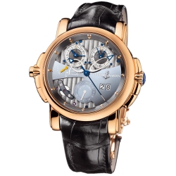Ulysse Nardin Sonata Mens 18K Rose Gold Watch 676-85