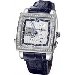 Ulysse Nardin Quadrato Mens Diamond Watch 320-90B/61