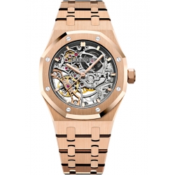15467OR.OO.1256OR.01 Audemars Piguet Royal Oak Double Balance Wheel Openworked Pink Gold Watch
