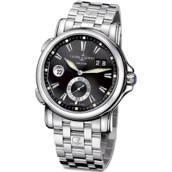Ulysse Nardin GMT Big Date Steel Bracelet Mens Watch 243-55-7/92