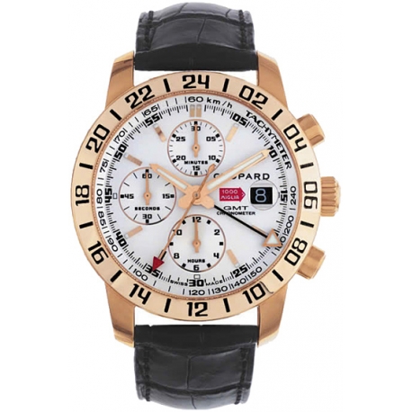 Chopard Mille Miglia GMT Mens Rose Gold Watch 161267-5001