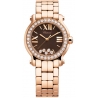 Chopard Happy Sport Rose Gold Diamond Watch 274189-5008