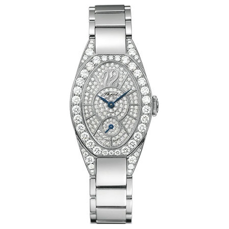Chopard Classic Womens White Gold Diamond Watch 107228-1001
