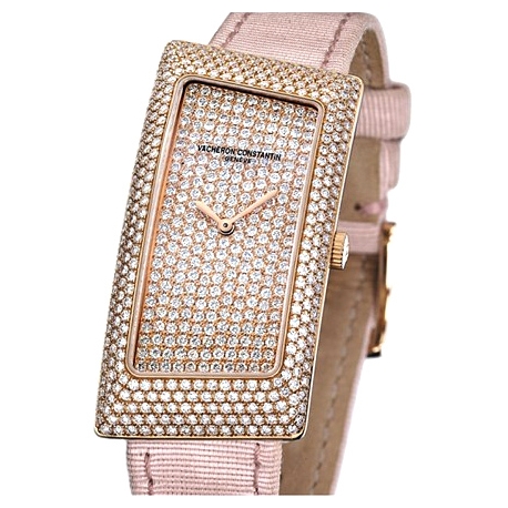 Vacheron Constantin Diamond Rose Gold Watch 25510/000R-9184