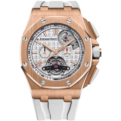 26540OR.OO.A010CA.01 Audemars Piguet Royal Oak Offshore Tourbillon Chronograph Pink Gold Watch