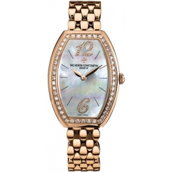 Vacheron Constantin Egerie Rose Gold Diamond Womens Watch 25540/344R-9262