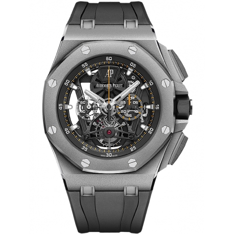 26407TI.GG.A002CA.01 Audemars Piguet Royal Oak Offshore Tourbillon Chronograph Titanium Watch