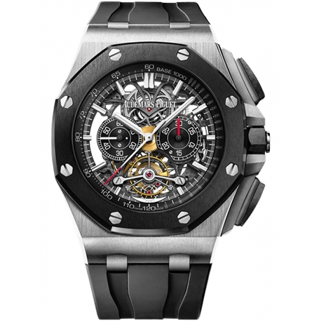 26348IO.OO.A002CA.01 Audemars Piguet Royal Oak Offshore Tourbillon Chronograph Openworked Watch