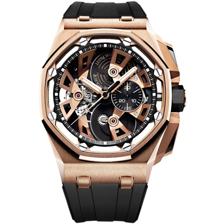 26421OR.OO.A002CA.01 Audemars Piguet Royal Oak Offshore Tourbillon Chronograph 18K Pink Gold Watch