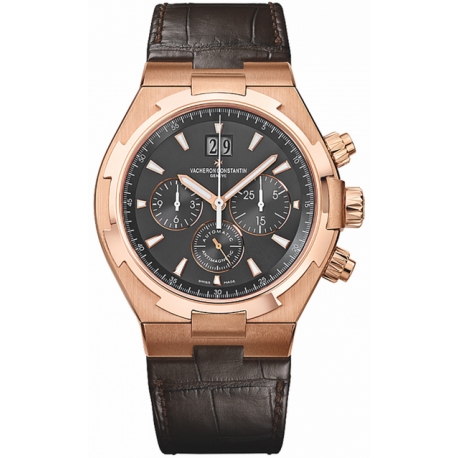 Vacheron Constantin Overseas Mens Rose Gold Watch 49150/000R-9338