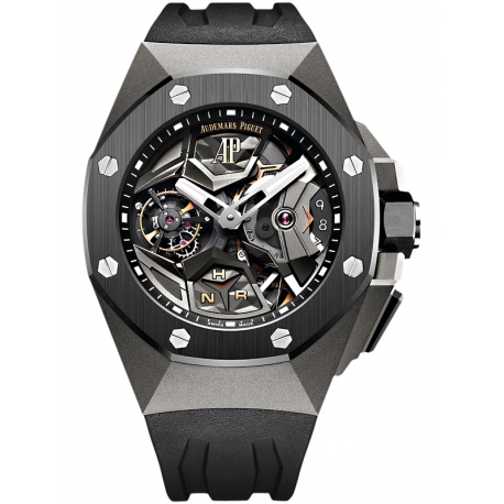 26589IO.OO.D002CA.01 Audemars Piguet Royal Oak Concept Flying Tourbillon GMT Titanium Watch