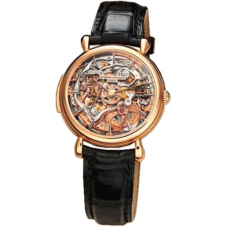 Vacheron Constantin Patrimony Gold Skeleton Watch 30030/000R-8200