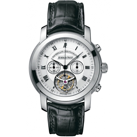 26010BC.OO.D002CR.01 Audemars Piguet Jules Tourbillon Chronograph 18K White Gold Watch